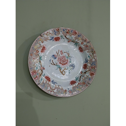 43 - 19th C. Oriental ceramic plate