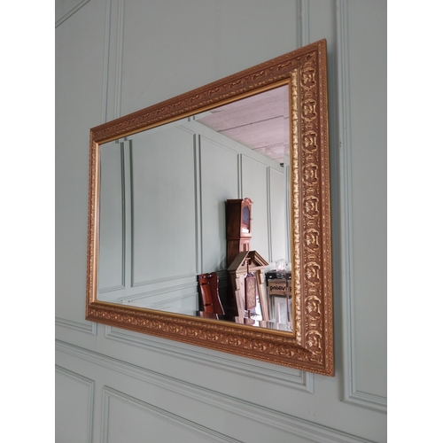 449 - Good quality decorative giltwood wall mirror in the Victorian style {96 cm H x 122 cm W}.