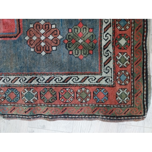 525 - Decorative Persian carpet runner {260 cm L x 110 cm W}.