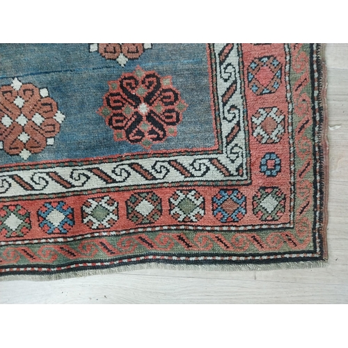 525 - Decorative Persian carpet runner {260 cm L x 110 cm W}.