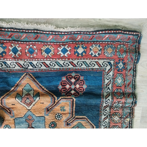 525 - Decorative Persian carpet runner {260 cm L x 110 cm W}.