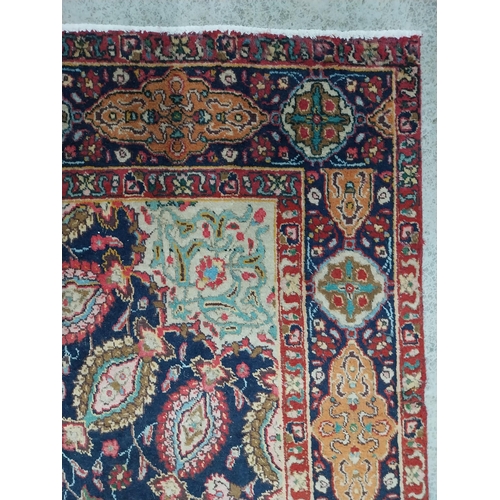 577 - Decorative Persian carpet square {340 cm L x  cm W 230}.