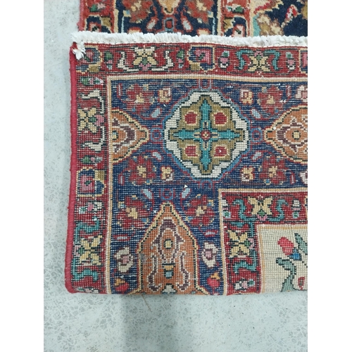 577 - Decorative Persian carpet square {340 cm L x  cm W 230}.