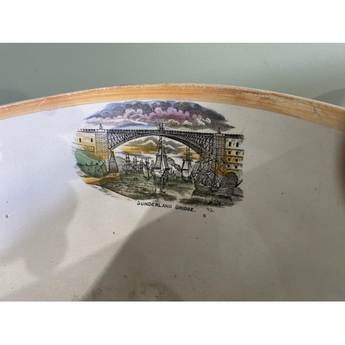 638 - 19th C. hand painted ceramic tazza and Manchester Unity of the Independence Order of Old Fellows cer... 