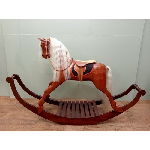 733 - Wooden rocking horse  - NOT AVAILABLE TO VIEW IN PERSON