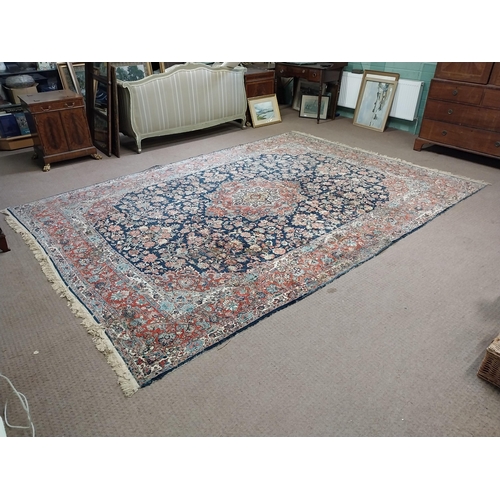 750 - 19th C. Persian carpet square {390 cm L x 270 cm W}.