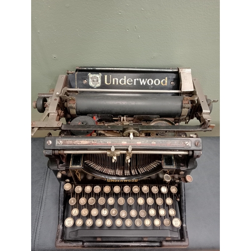 772 - Underwood typewriter  {H 20cm x W 40cm x D 30cm } - NOT AVAILABLE TO VIEW IN PERSON