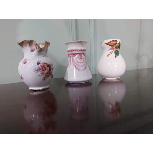 79 - Three vintage ceramic vases {Approx. 14 cm H x 11 cm Dia.}