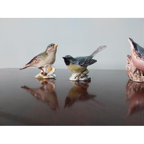 840 - Set of five Beswick ceramic Birds {Approx. 8 cm H x 9 cm W x 4 cm D}.