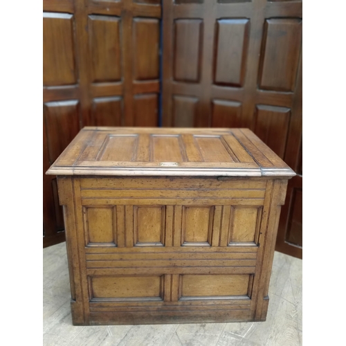 85 - 19th French drawing room oak coal bunker {H 79cm x W 96cm x D 66cm } - NOT AVAILABLE TO VIEW IN PERS... 