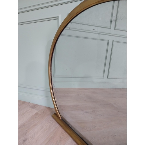 924 - 19th C. Robert Strahan of Dublin gilt wall mirror {110 cm H x 143 cm W}.