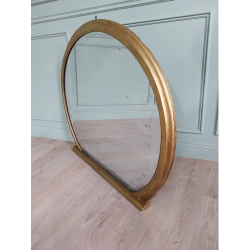 924 - 19th C. Robert Strahan of Dublin gilt wall mirror {110 cm H x 143 cm W}.