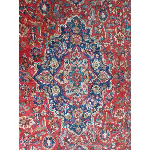 177 - Decorative Persian carpet square {385 cm L x 292 cm W}.