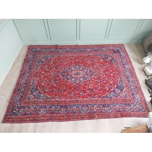 177 - Decorative Persian carpet square {385 cm L x 292 cm W}.