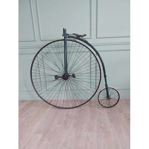 145 - Rare 19th C. Rudge Penny Farthing by D. Rudge & Co., Coventry {150 cm H x 145 cm W x 162 cm D}.