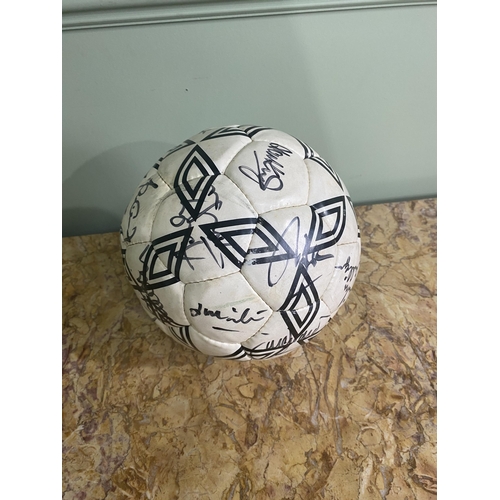 409 - Umbro F.I.F.A. approved football signed by the 2002 FIFA World Cup Republic of Ireland Squad.