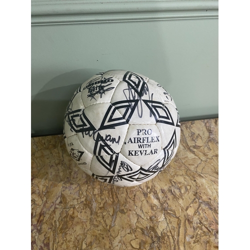 409 - Umbro F.I.F.A. approved football signed by the 2002 FIFA World Cup Republic of Ireland Squad.