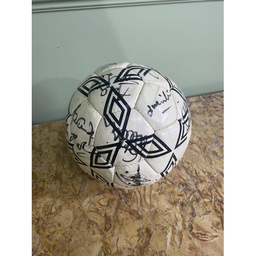 409 - Umbro F.I.F.A. approved football signed by the 2002 FIFA World Cup Republic of Ireland Squad.