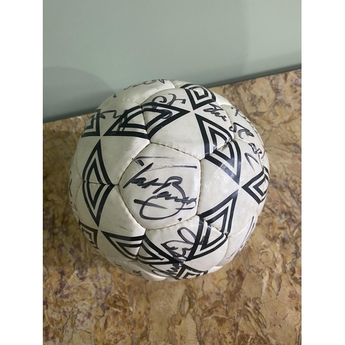 409 - Umbro F.I.F.A. approved football signed by the 2002 FIFA World Cup Republic of Ireland Squad.