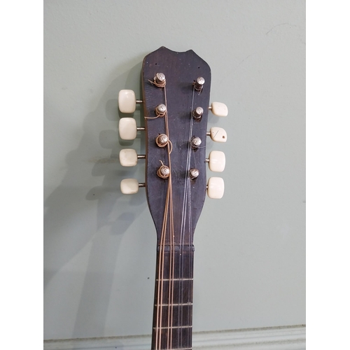 2062 - Eight string box mandolin {63 cm H x 26 cm W x 10 cm D}.