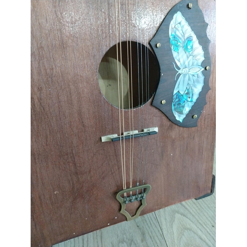 2062 - Eight string box mandolin {63 cm H x 26 cm W x 10 cm D}.