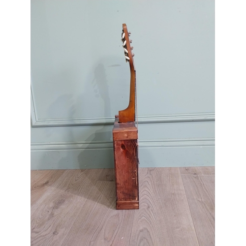 2062 - Eight string box mandolin {63 cm H x 26 cm W x 10 cm D}.