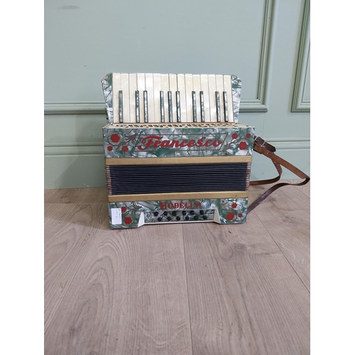 2065 - Francesco Modello button accordian {33 cm H x 34 cm W x 22 cm D}.