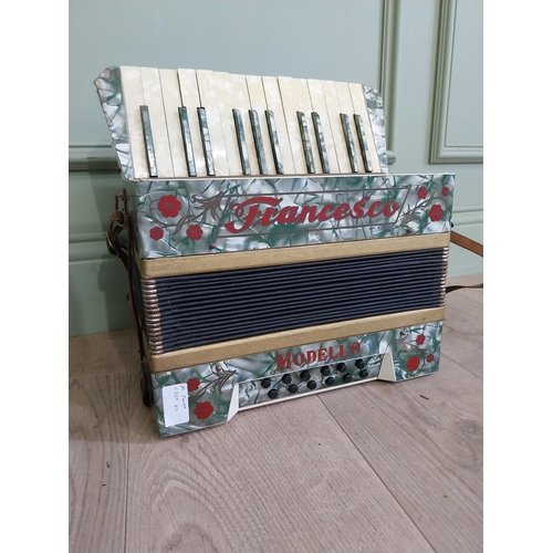 2065 - Francesco Modello button accordian {33 cm H x 34 cm W x 22 cm D}.