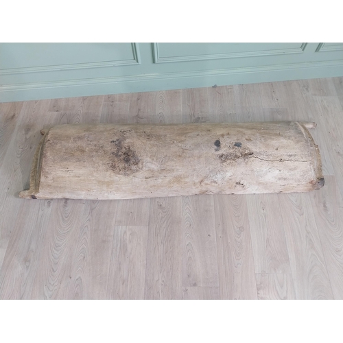 2068 - 19th C. pine dough trough {24 cm H x 185 cm W x 50 cm D}.