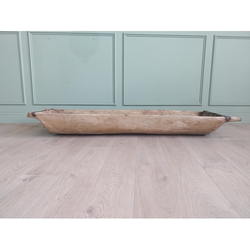 2068 - 19th C. pine dough trough {24 cm H x 185 cm W x 50 cm D}.