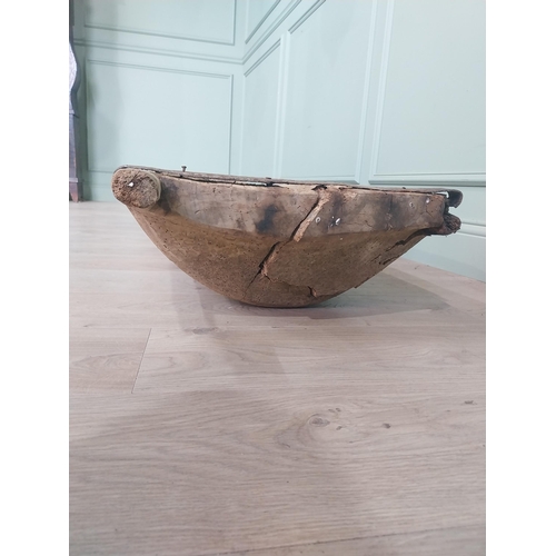 2068 - 19th C. pine dough trough {24 cm H x 185 cm W x 50 cm D}.