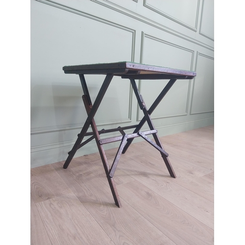 2071 - Folding card table {67 cm H x 56 cm W x 56 cm D}.