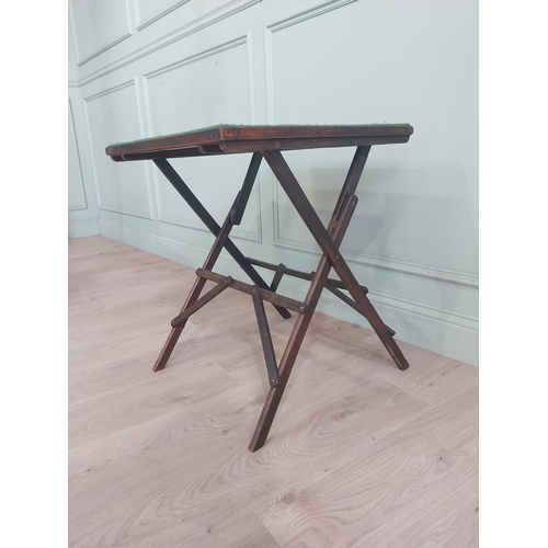 2071 - Folding card table {67 cm H x 56 cm W x 56 cm D}.