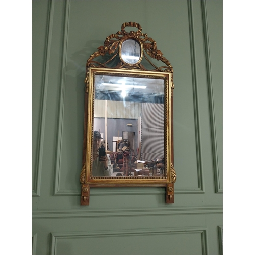 2060 - 19th C. French giltwood pier mirror {125 cm H x 64 cm W}.