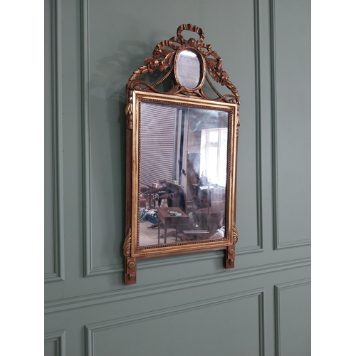 2060 - 19th C. French giltwood pier mirror {125 cm H x 64 cm W}.