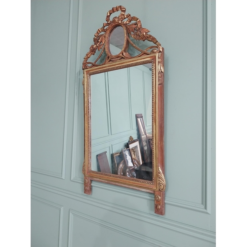 2060 - 19th C. French giltwood pier mirror {125 cm H x 64 cm W}.