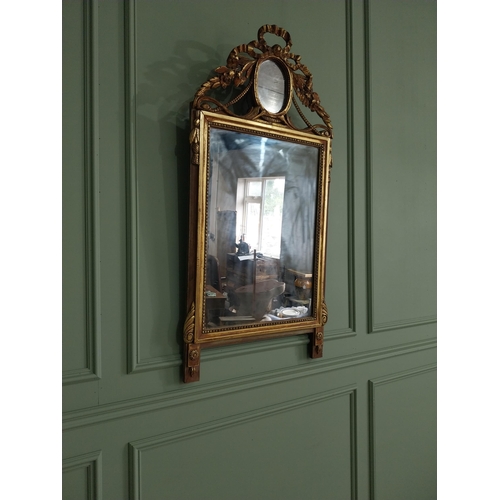 2060 - 19th C. French giltwood pier mirror {125 cm H x 64 cm W}.