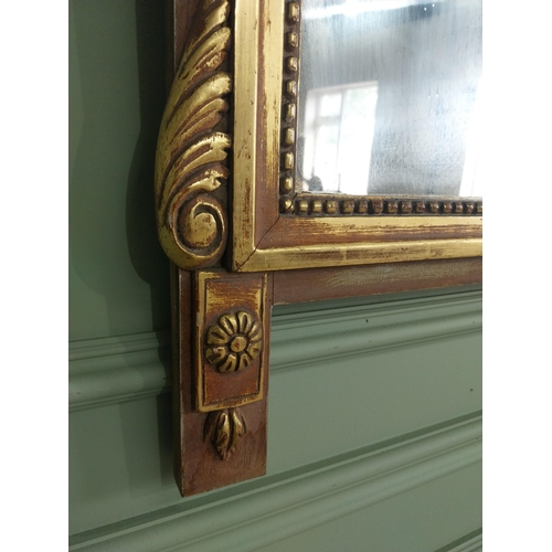 2060 - 19th C. French giltwood pier mirror {125 cm H x 64 cm W}.