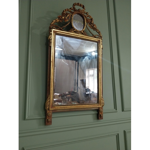 2060 - 19th C. French giltwood pier mirror {125 cm H x 64 cm W}.