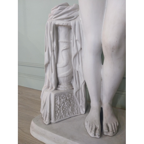 1192 - 19th C. French Parian ware statue of Venus {145 cm H x 52 cm W x 37 cm D }.