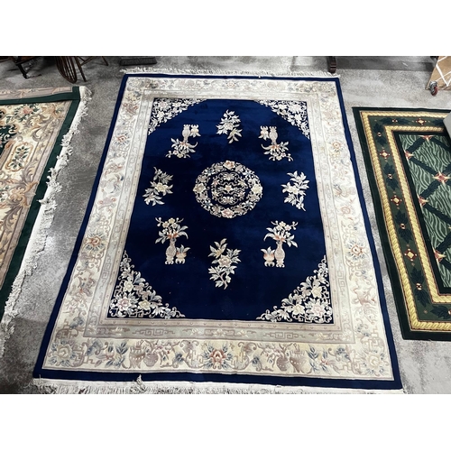 1349 - Good quality decorative carpet square {375 cm L x 278 cm W}.