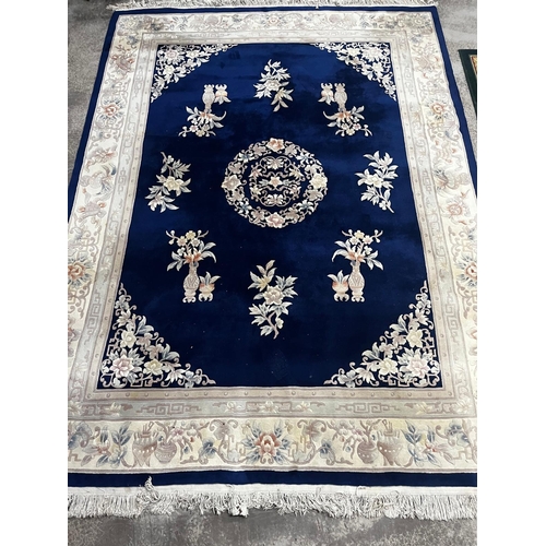 1349 - Good quality decorative carpet square {375 cm L x 278 cm W}.