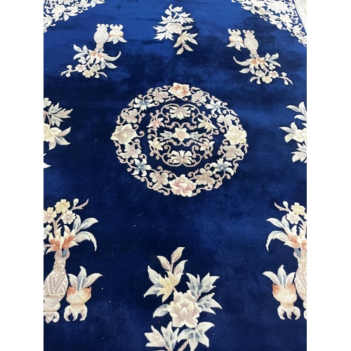 1349 - Good quality decorative carpet square {375 cm L x 278 cm W}.