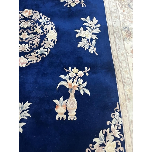 1349 - Good quality decorative carpet square {375 cm L x 278 cm W}.