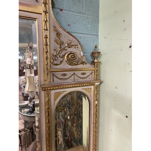 700 - 19th C. giltwood mirror in the Adams manner {173 cm H x 173 cm W}.