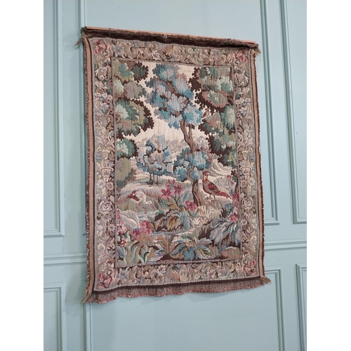 8 - Early 20th C. French tapestry Woodland scene {130 cm H x 90 cm W}.