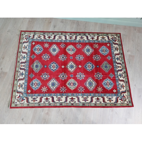 54 - Afghan Kazak carpet square {240cm H x 170cm W}