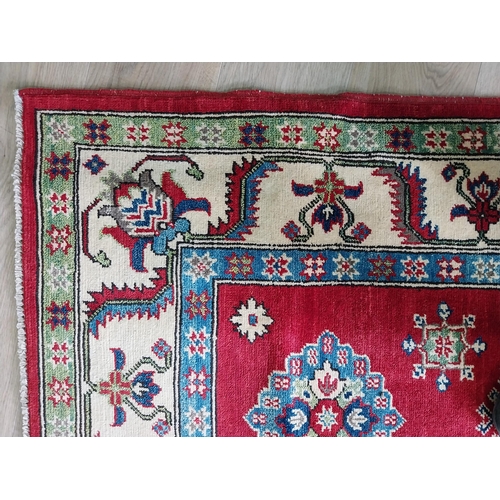 54 - Afghan Kazak carpet square {240cm H x 170cm W}