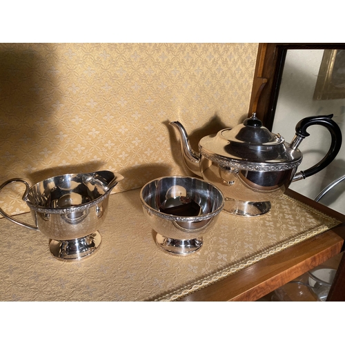 103 - Sheffield silverplate four piece coffee service.