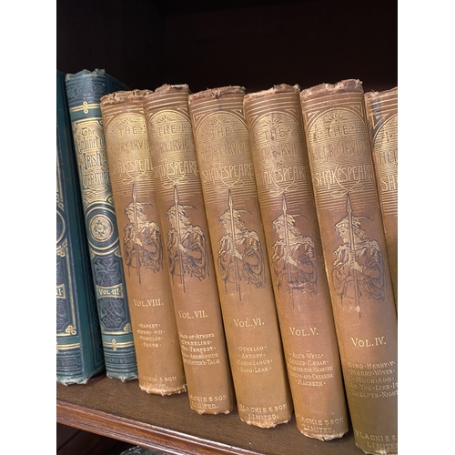 26 - Collection of eight Shakespeare novels and three volumes of the Cabinet of Irish Literature.